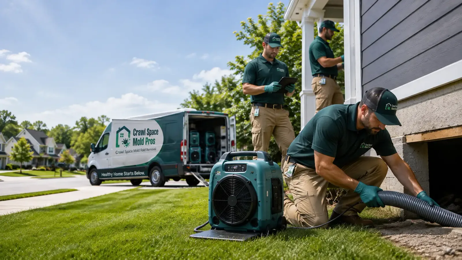 Crawl Space Mold Removal in North Branch, MN